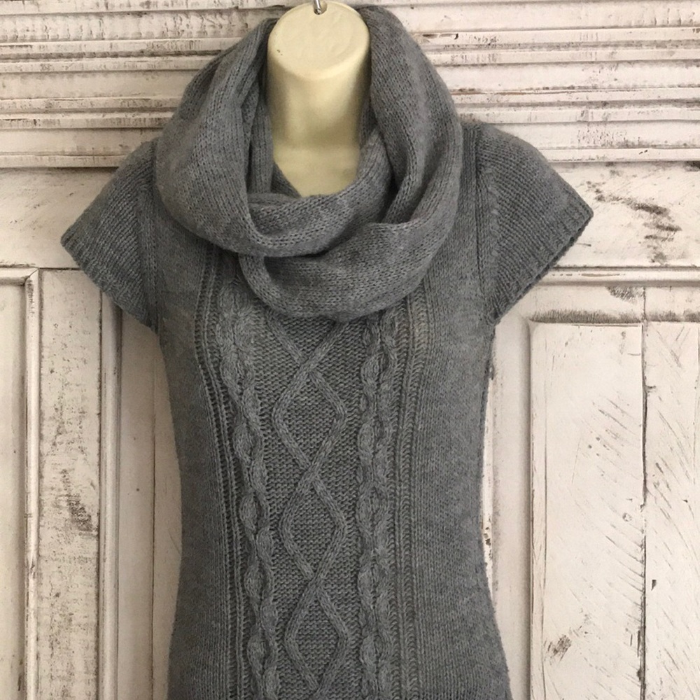 lei sweater dress grey